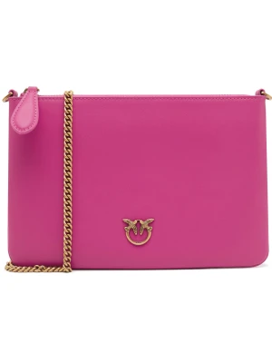 Pinko Skórzana kopertówka FLAT CLASSIC VITELLO SETA