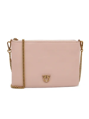 Pinko Skórzana kopertówka FLAT CLASSIC VITELLO SETA