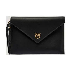 Pinko Skórzana kopertówka FLAT PURSE HANDLE