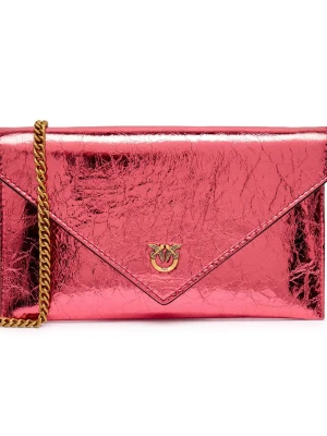 Pinko Skórzana kopertówka FLAT PURSE MINI