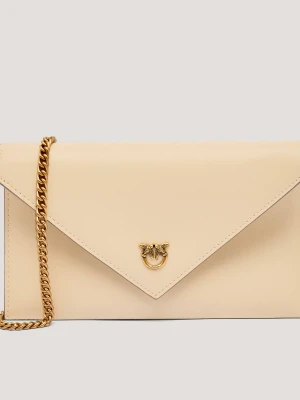 Pinko Skórzana kopertówka FLAT PURSE MINI