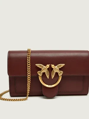 Pinko Skórzana kopertówka/portfel LOVE ONE