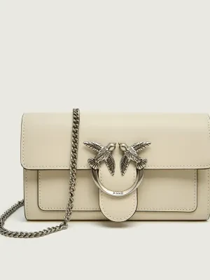 Pinko Skórzana kopertówka/portfel LOVE ONE