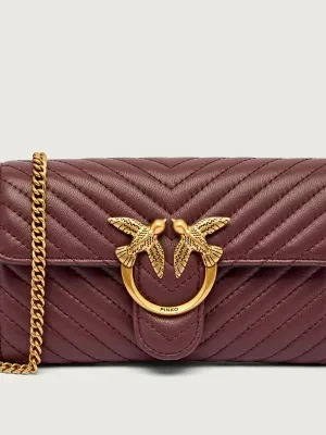 Pinko Skórzana kopertówka/portfel LOVE ONE WALLET C
