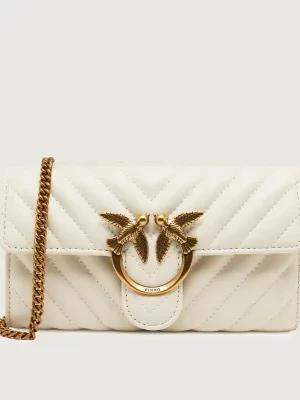 Pinko Skórzana kopertówka/portfel LOVE ONE WALLET C