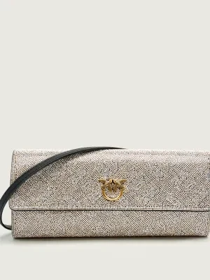 Pinko Skórzana kopertówka/portfel LOVE TINY BIRDS