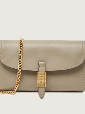 Pinko Skórzana kopertówka/portfel SADDLE