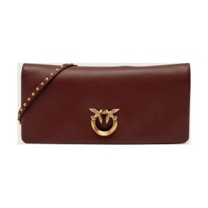 Pinko Skórzana listonoszka/kopertówka CLICK SOFT HORIZONTAL CLASSIC