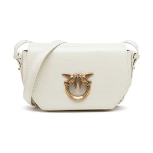 Pinko Skórzana listonoszka LOVE CLICK EXAGON MINI