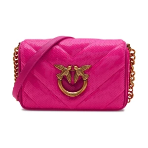 Pinko Skórzana listonoszka LOVE CLICK MINI