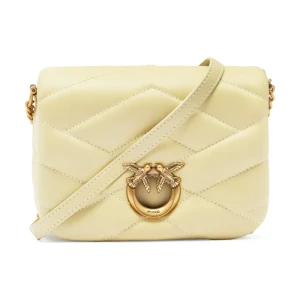 Pinko Skórzana listonoszka LOVE CLICK PUFF BABY SHEEP