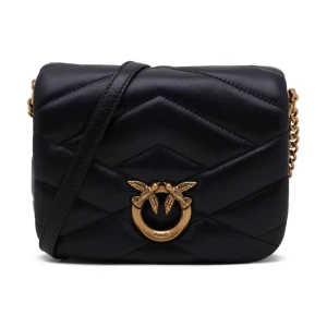 Pinko Skórzana listonoszka LOVE CLICK PUFF BABY SHEEP