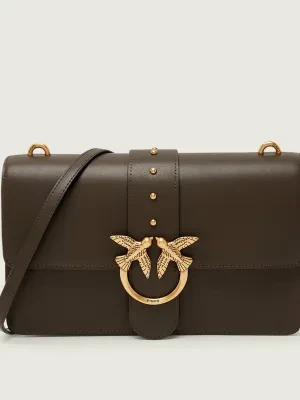 Pinko Skórzana listonoszka LOVE ONE CLASSIC