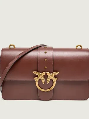 Pinko Skórzana listonoszka LOVE ONE CLASSIC