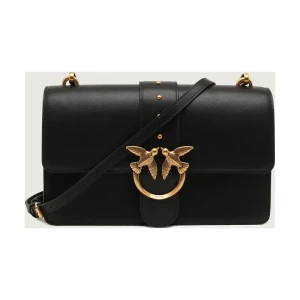 Pinko Skórzana listonoszka LOVE ONE CLASSIC