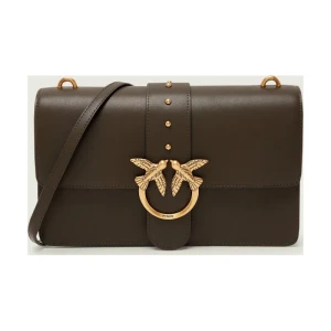 Pinko Skórzana listonoszka LOVE ONE CLASSIC