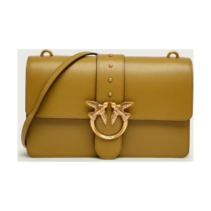 Pinko Skórzana listonoszka LOVE ONE CLASSIC