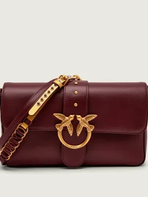 Pinko Skórzana listonoszka LOVE ONE CLASSIC SLOUCHY