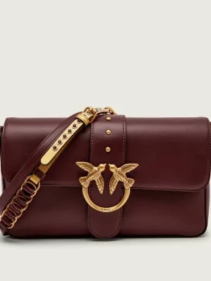 Pinko Skórzana listonoszka LOVE ONE CLASSIC SLOUCHY