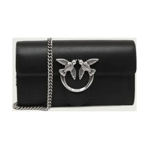 Pinko Skórzana listonoszka LOVE ONE WALLET C VITELLO SETA