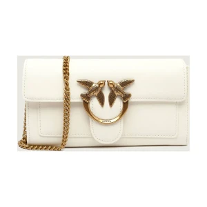 Pinko Skórzana listonoszka LOVE ONE WALLET C VITELLO SETA