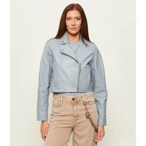 Pinko Skórzana ramoneska CARLENE | Cropped Fit