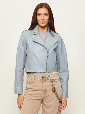 Pinko Skórzana ramoneska CARLENE | Cropped Fit