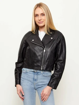 Pinko Skórzana ramoneska CARLENE | Cropped Fit