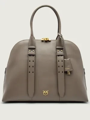 Pinko Skórzana shopperka BOWLING