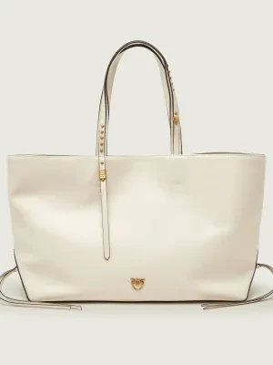 Pinko Skórzana shopperka CABAS CLASSIC
