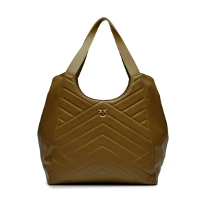 Pinko Skórzana shopperka PUZZLE