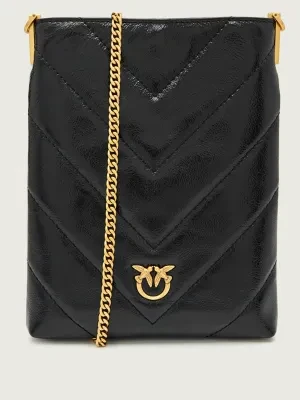 Pinko Skórzana torebka na ramię