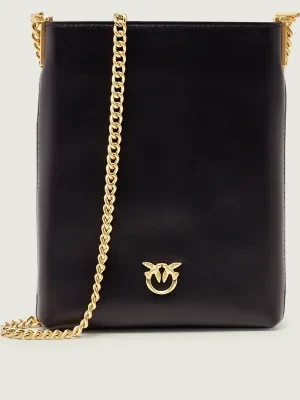 Pinko Skórzana torebka na ramię