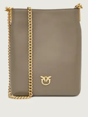 Pinko Skórzana torebka na ramię