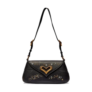 Pinko Skórzana torebka na ramię