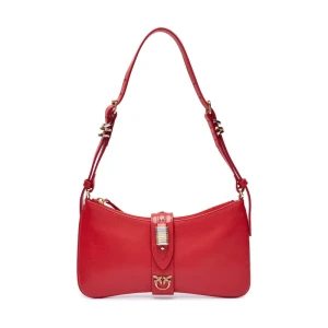 Pinko Skórzana torebka na ramię ARTHEMIS