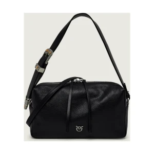 Pinko Skórzana torebka na ramię BAULETTO TRITTICO