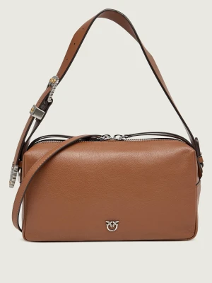 Pinko Skórzana torebka na ramię BAULETTO TRITTICO