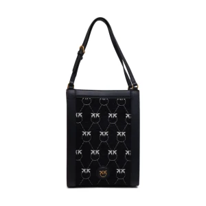 Pinko Skórzana torebka na ramię BOX MINI VERTICAL