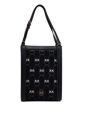 Pinko Skórzana torebka na ramię BOX MINI VERTICAL
