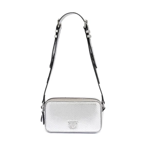 Pinko Skórzana torebka na ramię CAMERA CASE