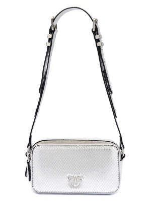 Pinko Skórzana torebka na ramię CAMERA CASE