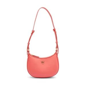 Pinko Skórzana torebka na ramię HALF MOON BABY