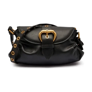 Pinko Skórzana torebka na ramię JOLENE MINI