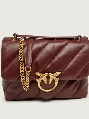 Pinko Skórzana torebka na ramię LOVE BIG PUFF CL