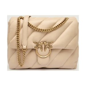 Pinko Skórzana torebka na ramię LOVE BIG PUFF CL