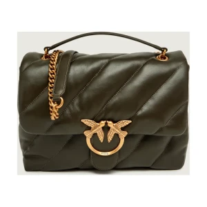 Pinko Skórzana torebka na ramię LOVE BIG PUFF CL