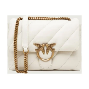 Pinko Skórzana torebka na ramię LOVE BIG PUFF CL SHEEP NAPPA