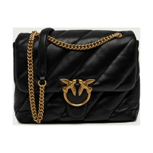 Pinko Skórzana torebka na ramię LOVE BIG PUFF CL SHEEP NAPPA