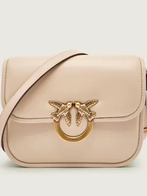 Pinko Skórzana torebka na ramię LOVE BOX
